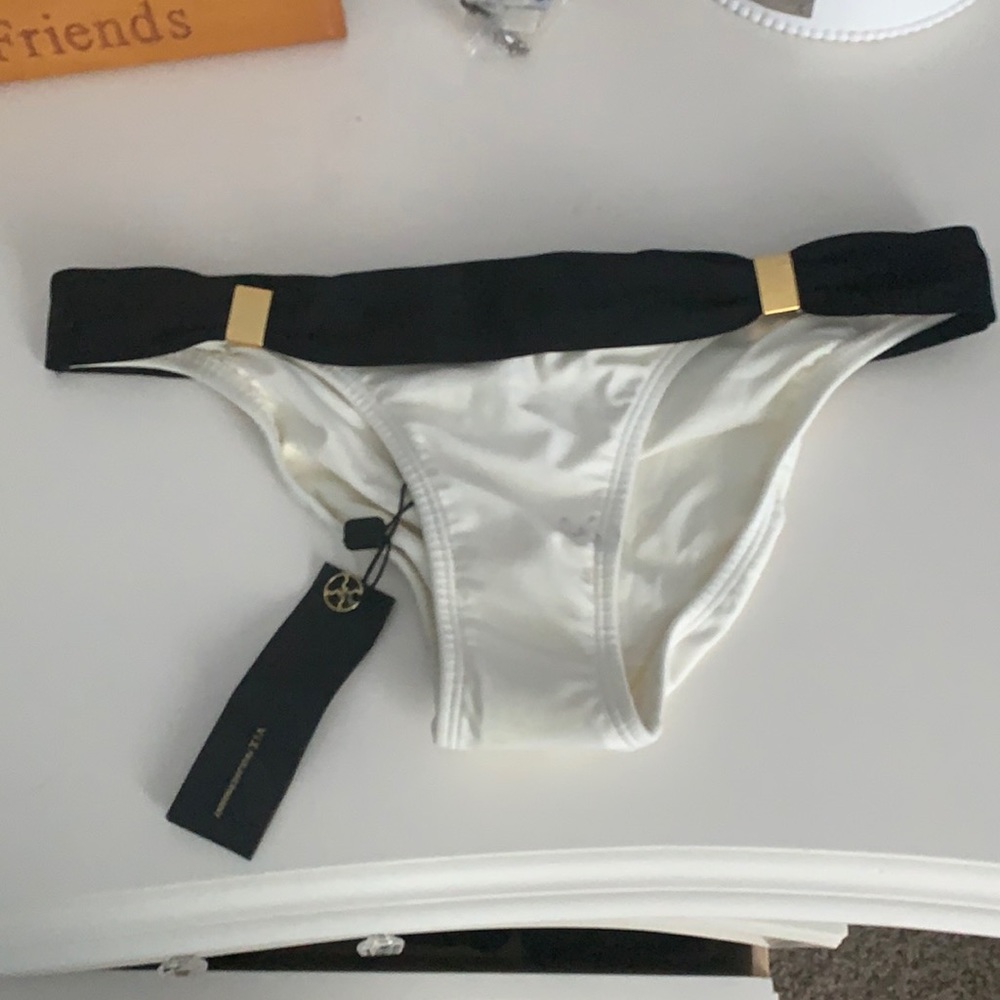Paul hermanny black,white and gold bikini bottoms